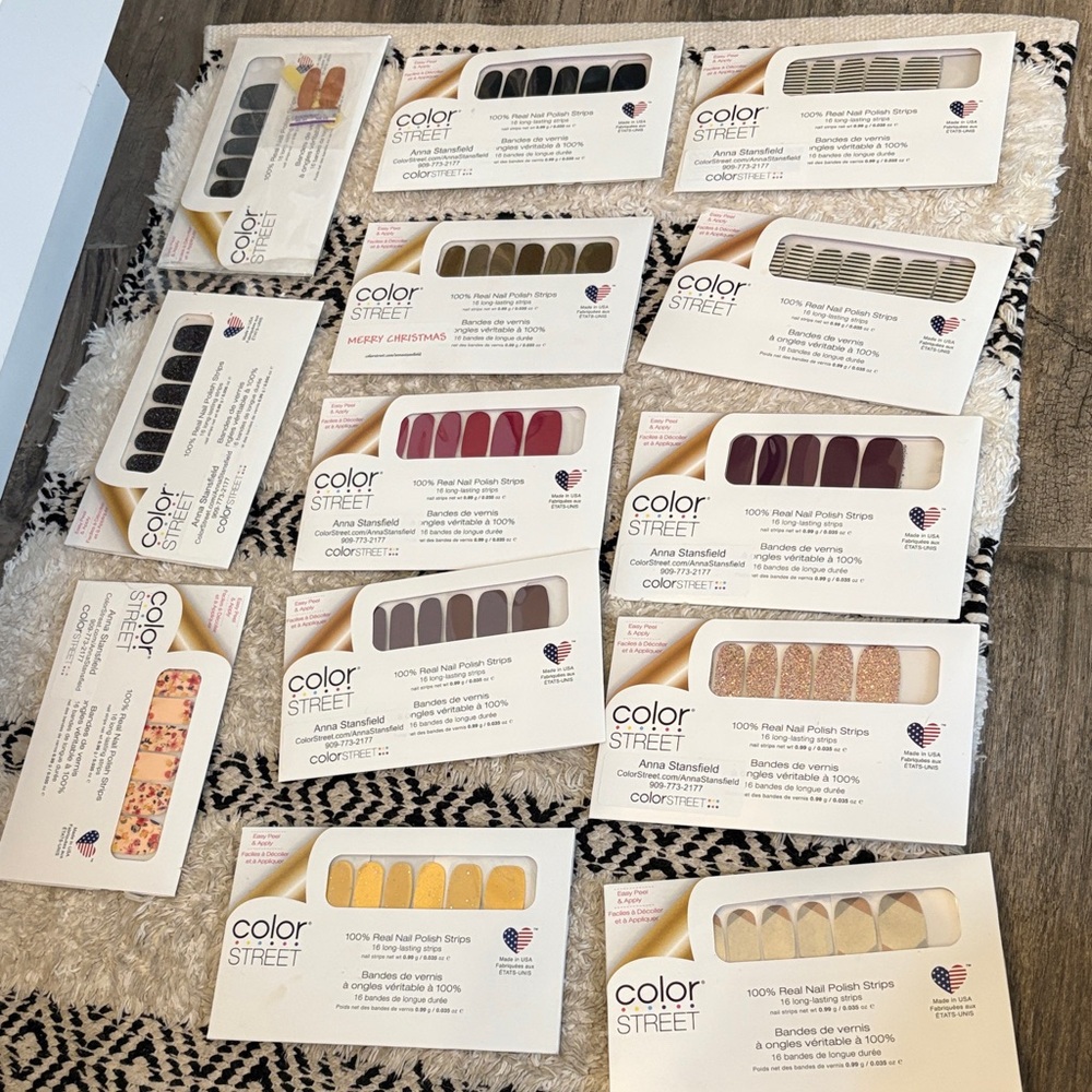 Color Street Vibrant Nail Polish Strips Collection